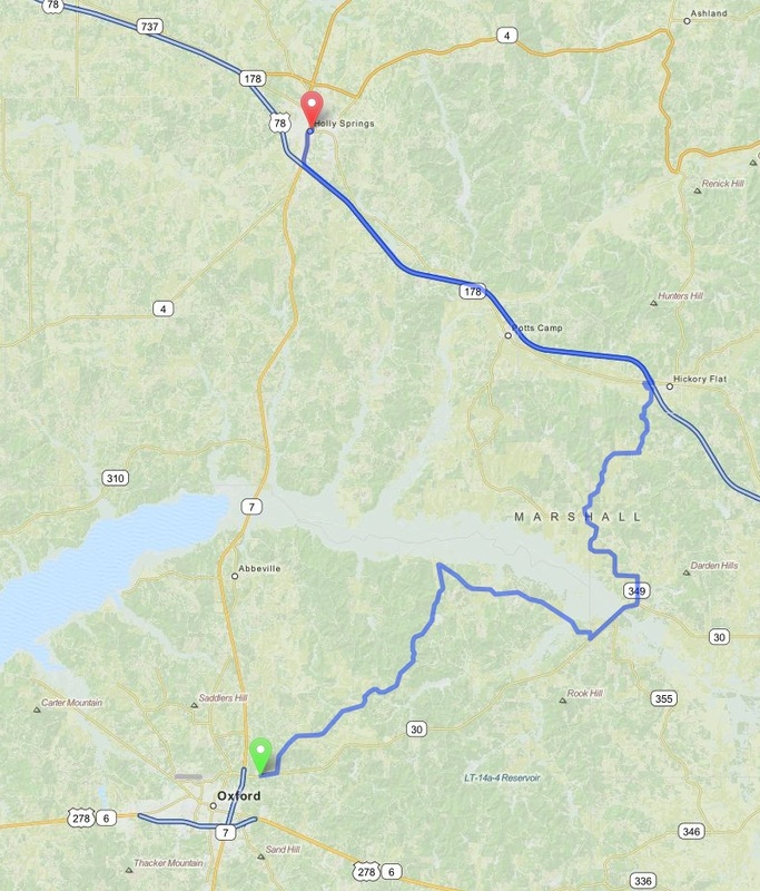 Sloatsburg, NY to Newburgh, NY - Scenic Route