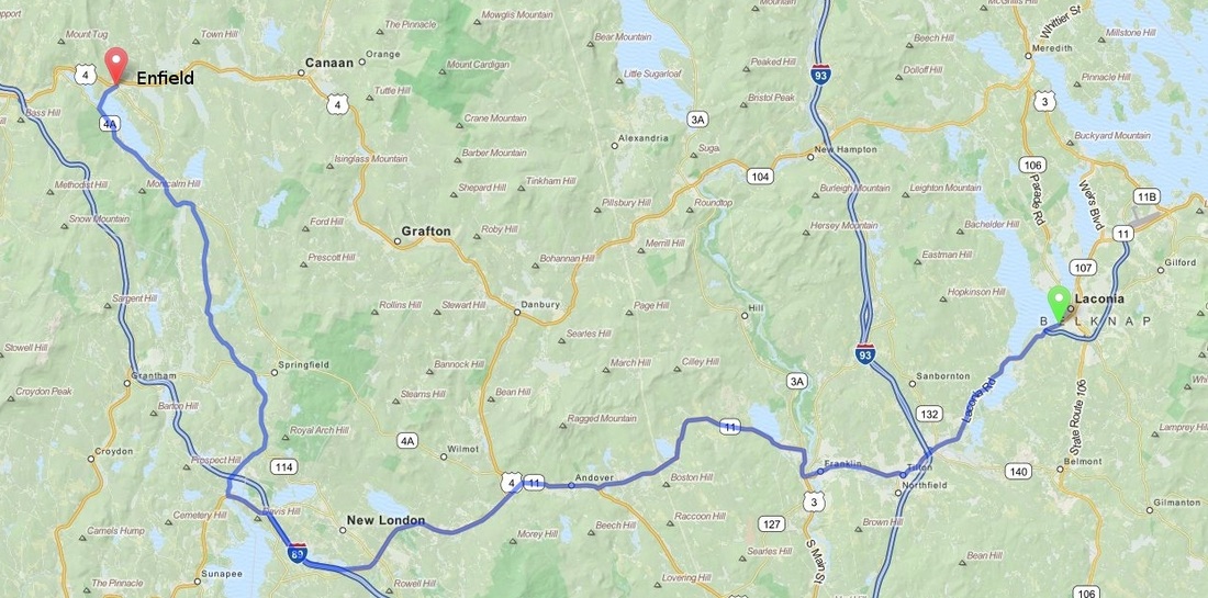 Sloatsburg, NY to Newburgh, NY - Scenic Route
